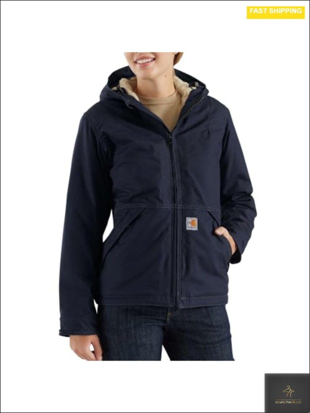 Carhartt Women's Flame-Resistant Quick Duck Sherpa-Lined Jacket